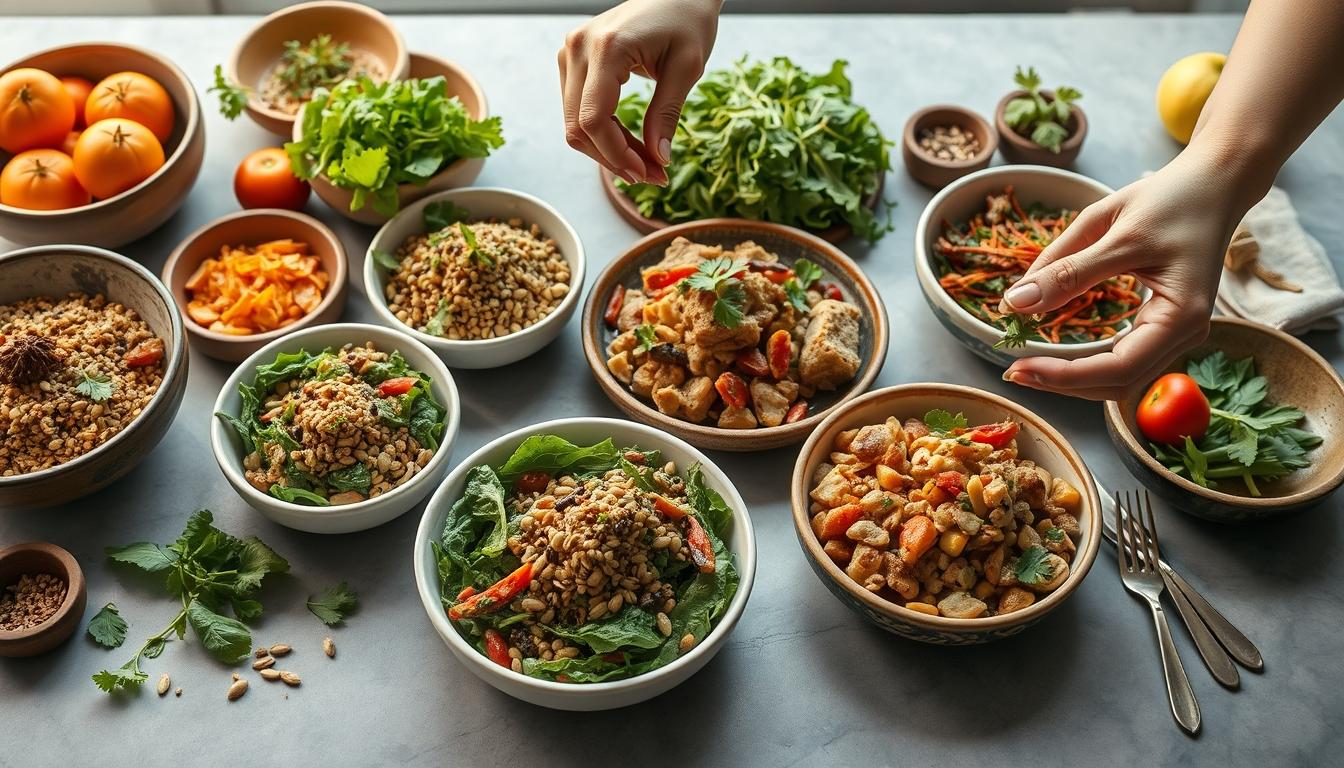 Comforting family dinner served at home